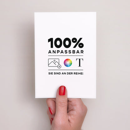 Beilegekarte Hochzeit Porträt Mach es selbst VI foto N° 2