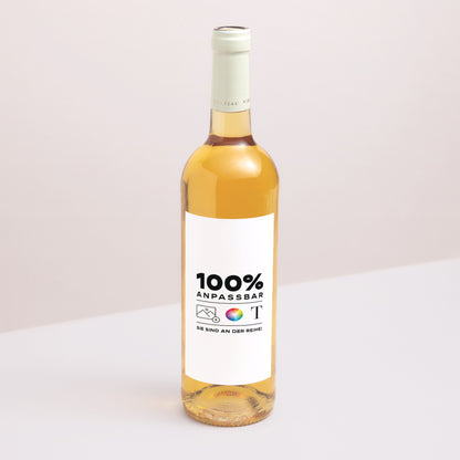 Flaschenetikett Hochzeit Porträt Mach es selbst VI foto N° 1