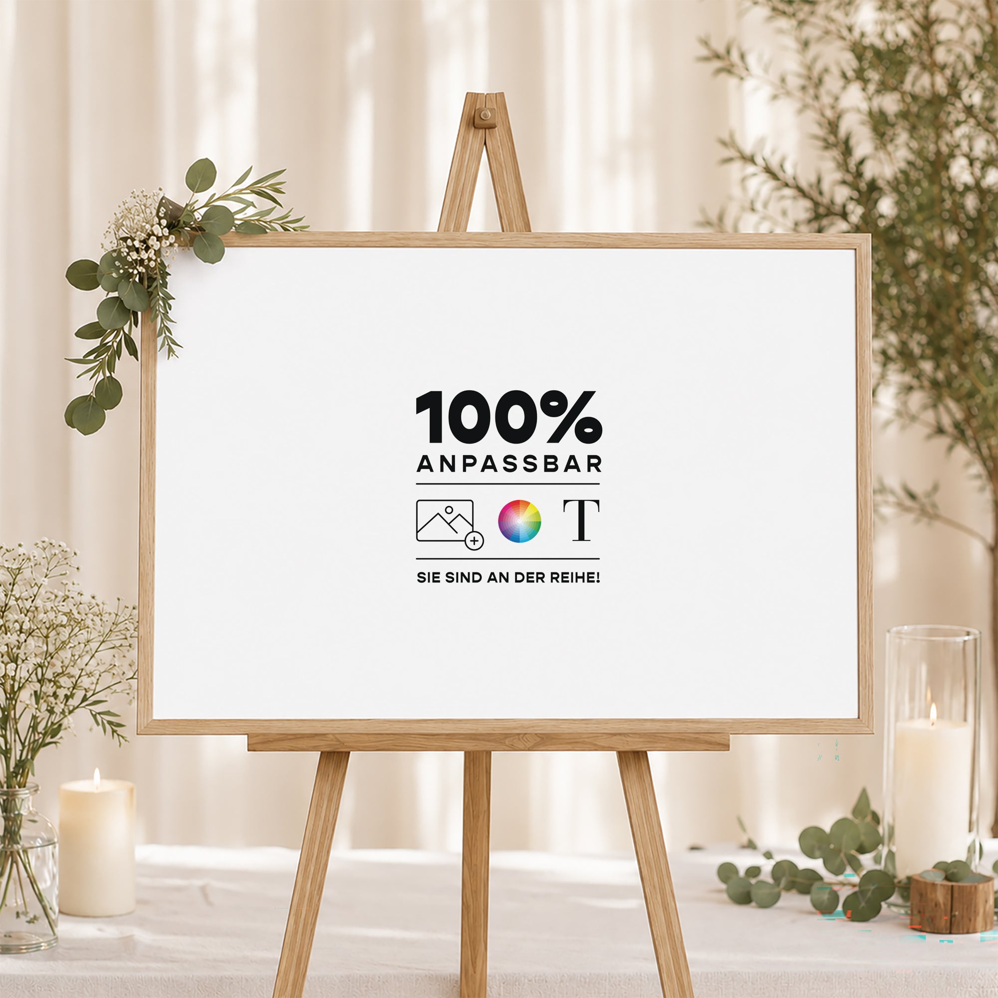 Sitzplan Hochzeit Landschaft 90 x 60 cm Mach es selbst VI foto N° 1
