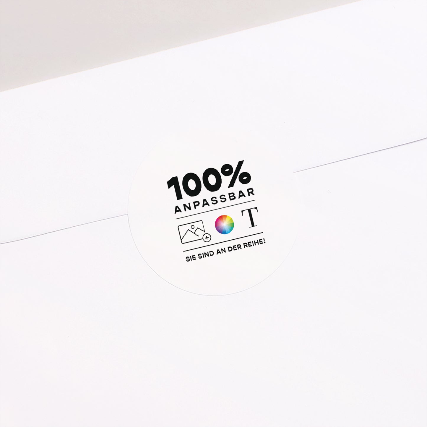 Sticker Hochzeit Rund Mach es selbst VI foto N° 1