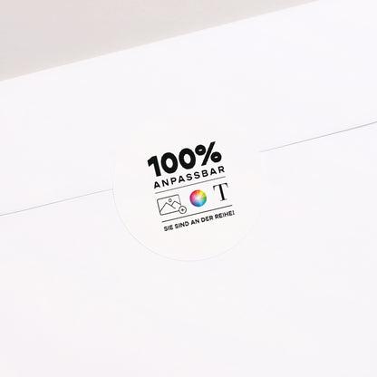 Sticker Hochzeit Rund Mach es selbst VI foto N° 1