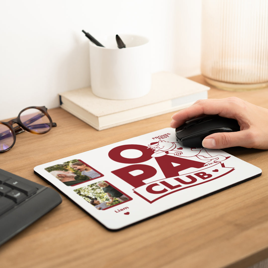 Mousepad Objekte Rechteck Papa Bärenclub foto N° 2