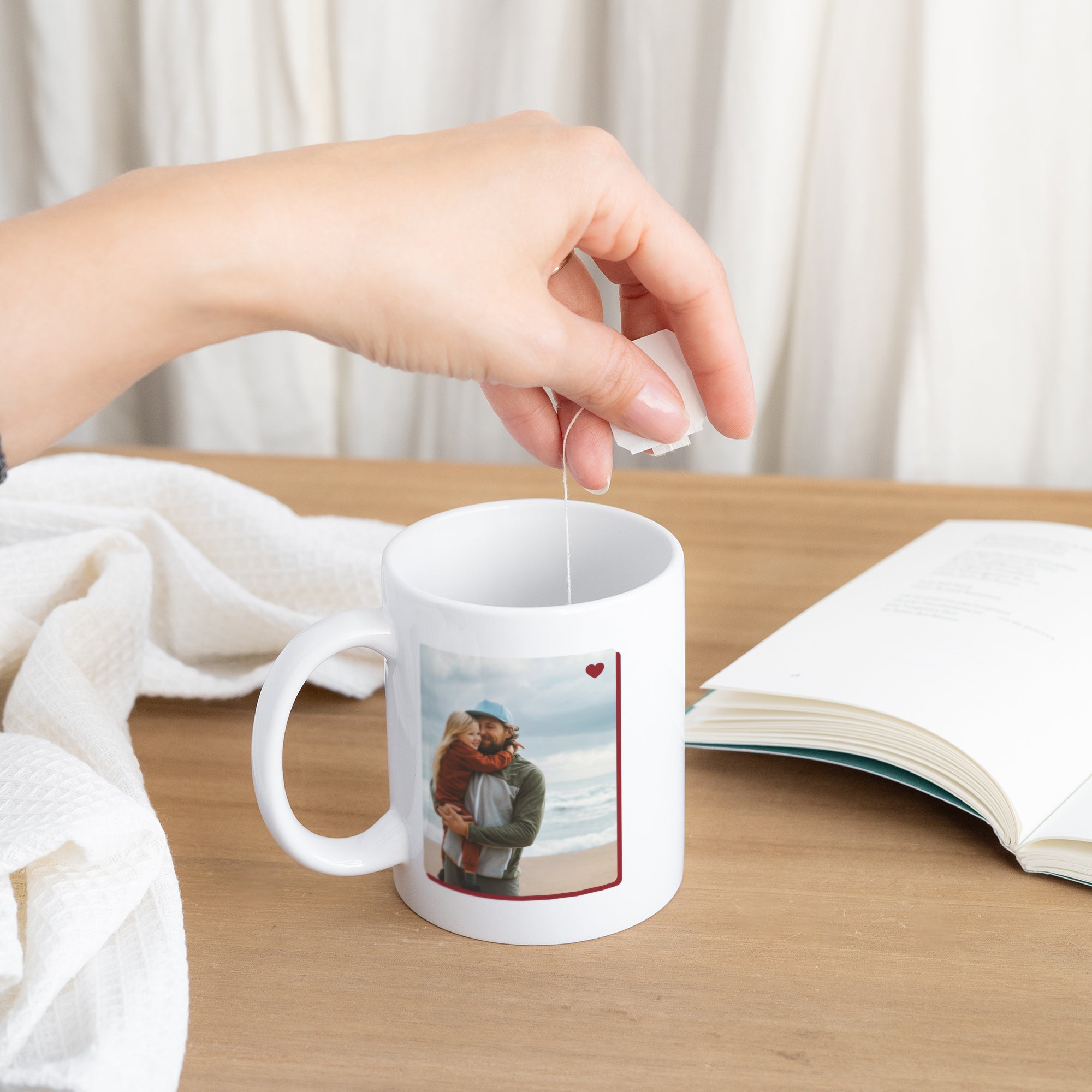 Tasse Objekte Weiß Papa Bärenclub foto N° 3