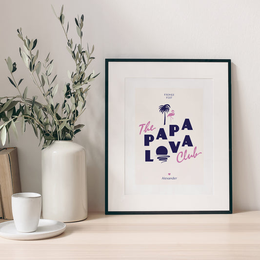 Poster Objekte Porträt Papa MiamiPapa Miami foto