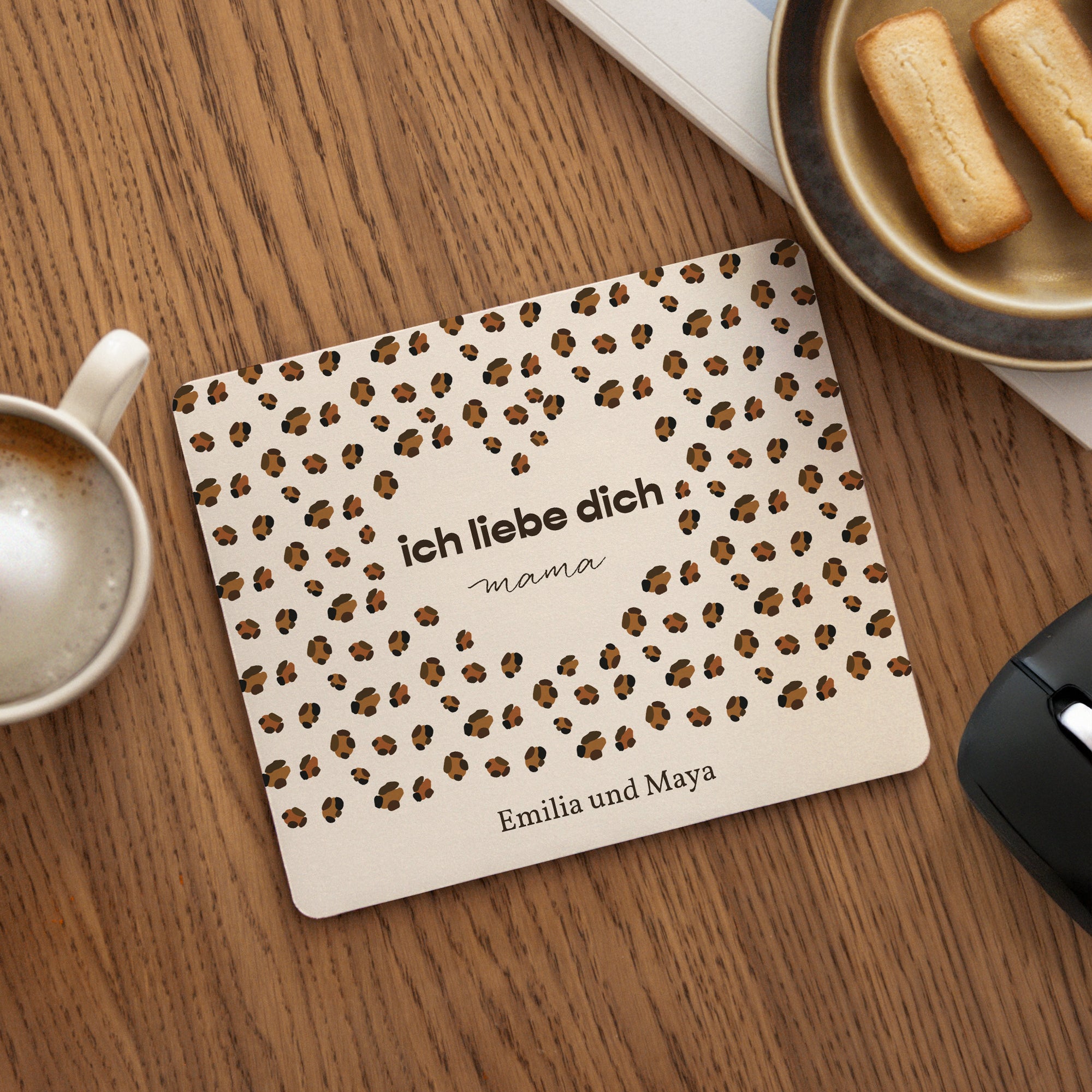 Mousepad Objekte Rechteck Leoparden-Trend foto N° 1