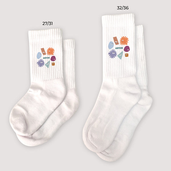 Kindersocken Weiße Die blauen Chaoten foto