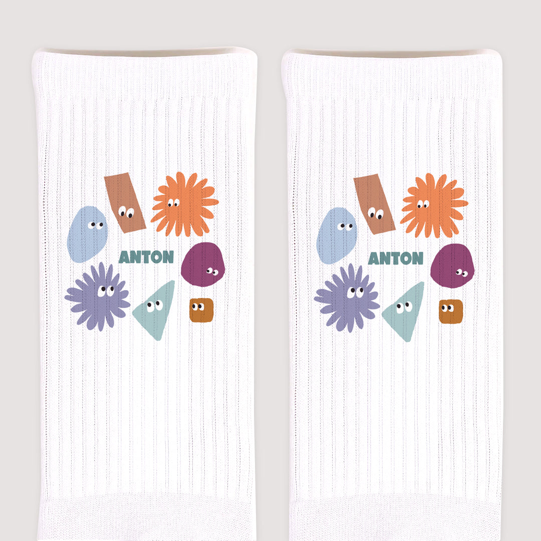 Kindersocken Weiße Die blauen Chaoten foto N° 3