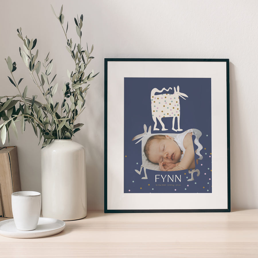 Poster Geburt Porträt Doudou foto