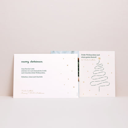 Weihnachtskarte Weihnachten Landschaft Frohe Weihnachten II foto N° 2