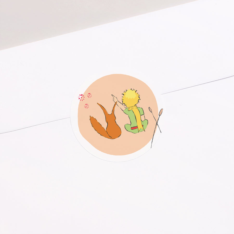 Sticker Geburt Rund Planet verzaubert foto