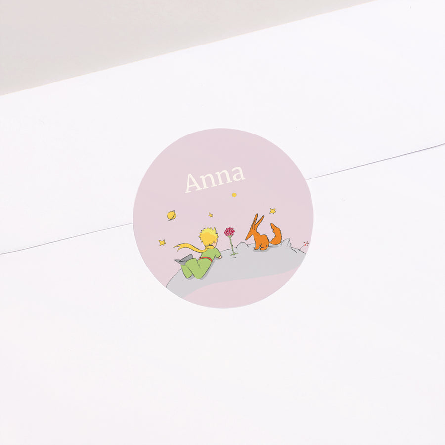 Sticker Geburt Rund Universum der Rose foto