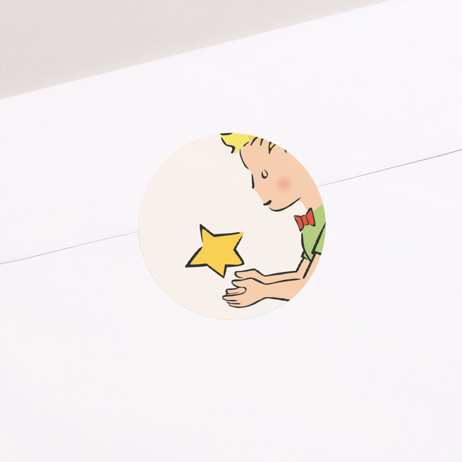 Sticker Geburt Rund Under den Sternen foto