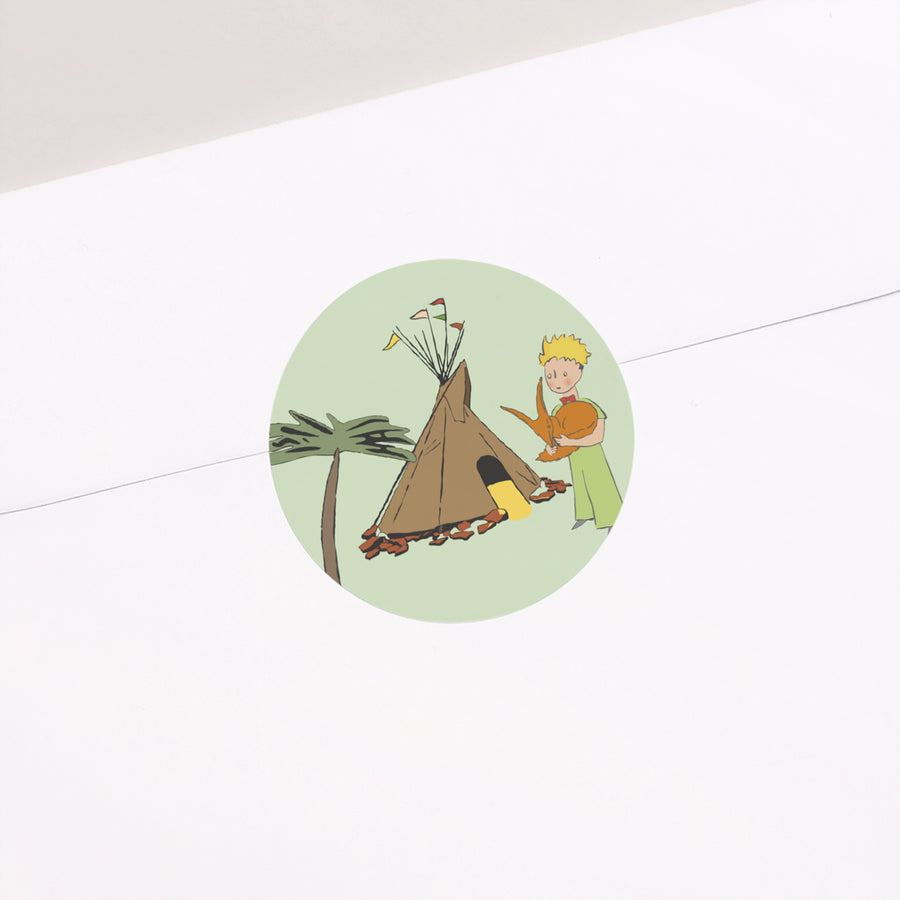 Sticker Geburt Rund Die Eskapade foto