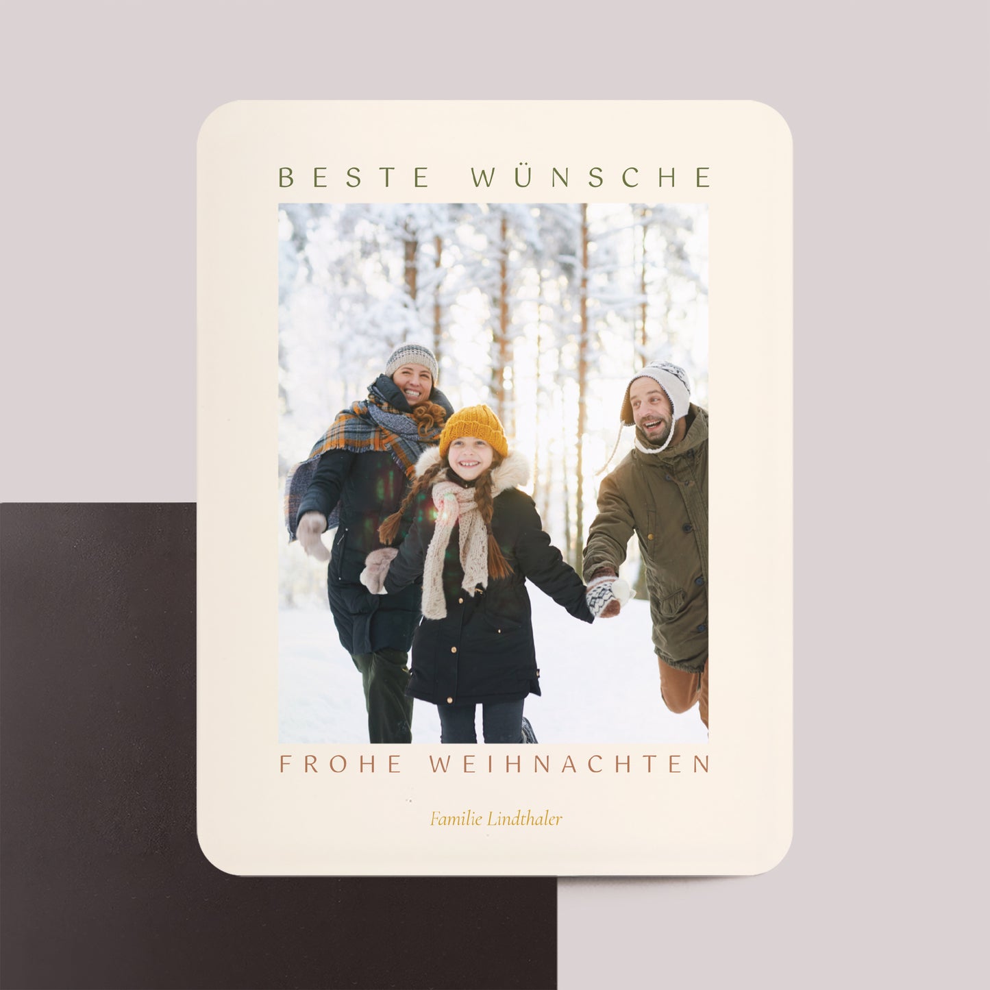 Weihnachtskarte Weihnachten Set von 8, magnetisch, rechteckig mit abgerundeten Ecken Dakota foto N° 1