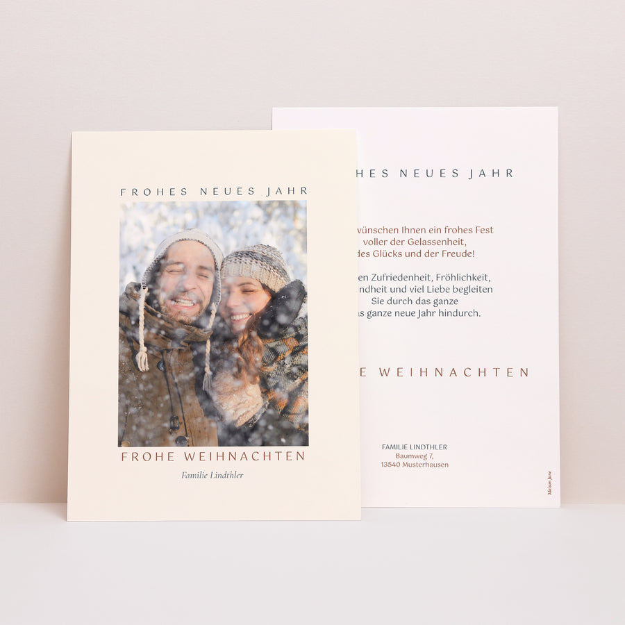 Weihnachtskarte Weihnachten Dakota foto