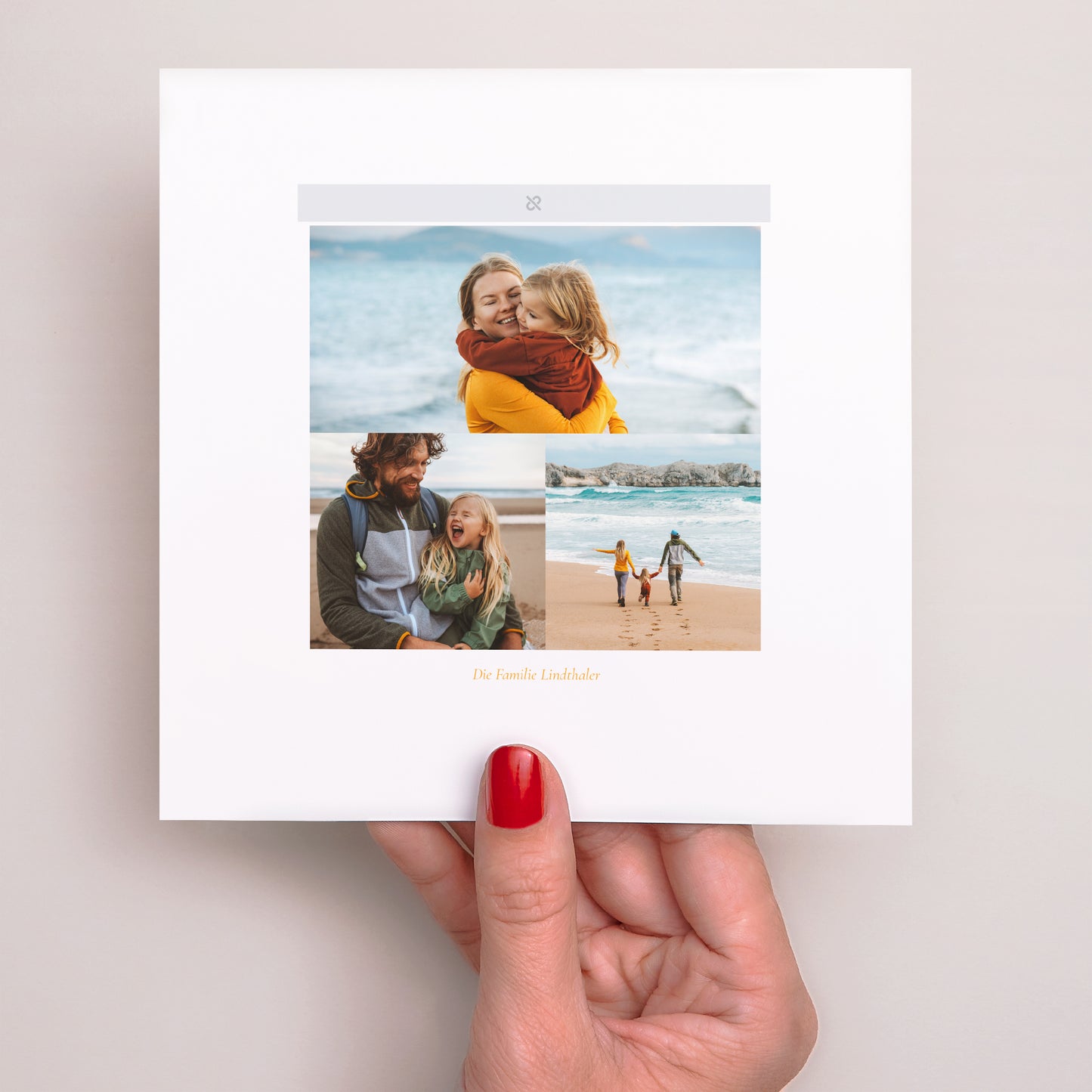 Weihnachtskarte Weihnachten Einfaches Quadrat Retourne le texte d'origine. foto N° 2