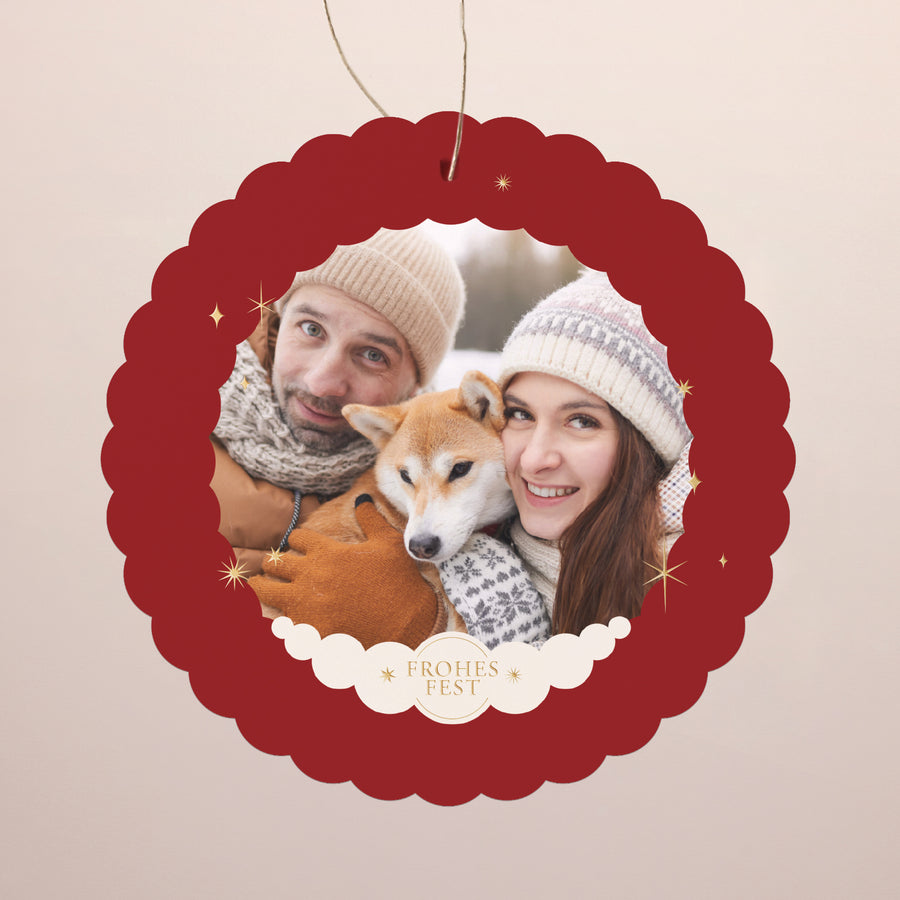 Weihnachtskarte Weihnachten Zum Aufhängen Weihnachtswärme foto