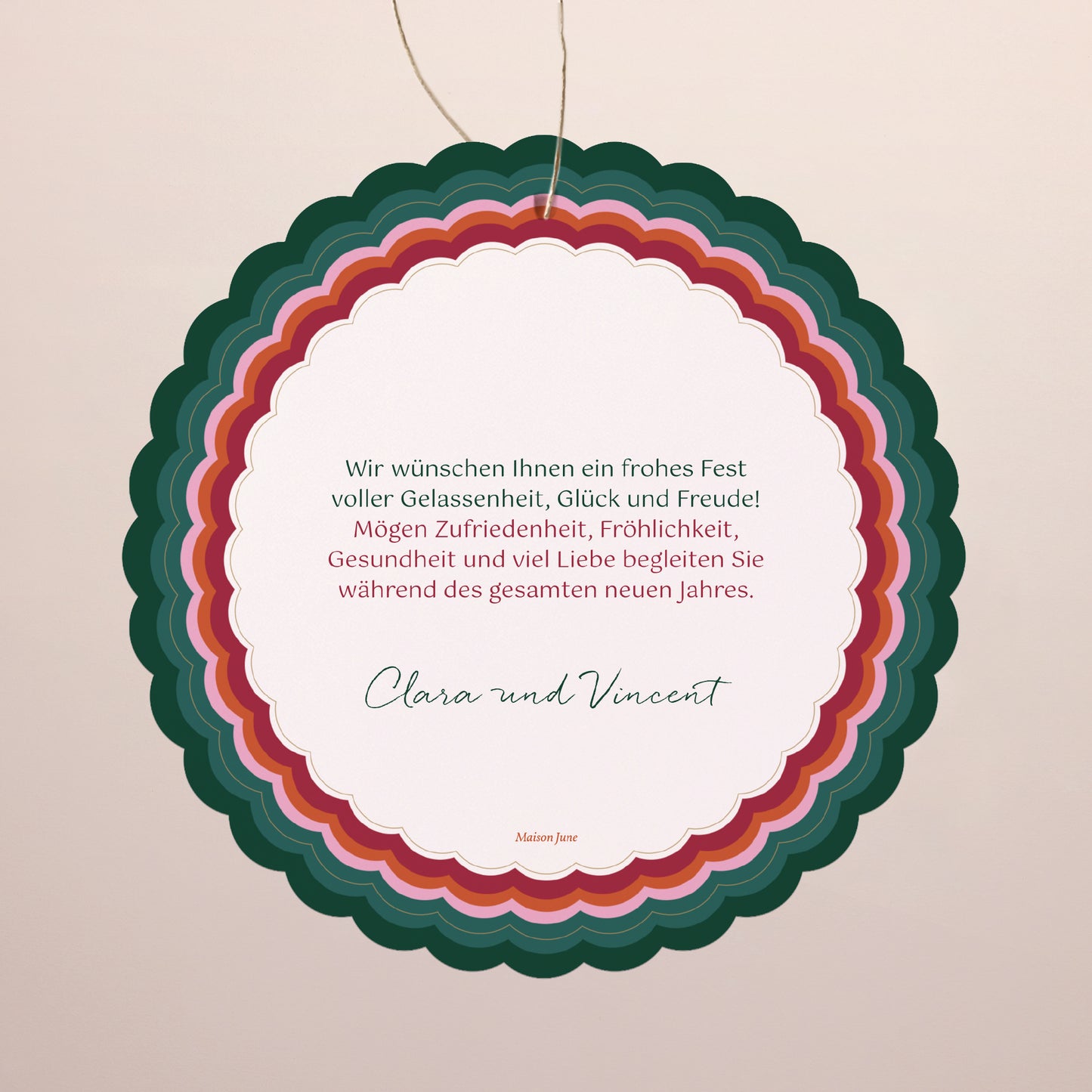 Weihnachtskarte Weihnachten Zum Aufhängen Weihnachtsbeleuchtung foto N° 2