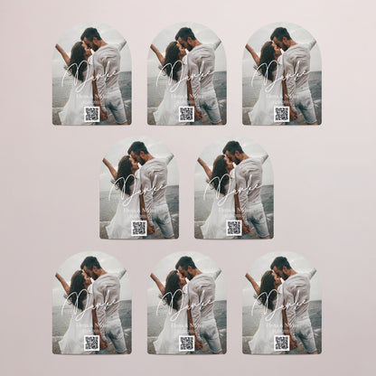 Dankeskarte Hochzeit 8er-Pack, magnetisch, Bogen Ich liebe dich III foto N° 3