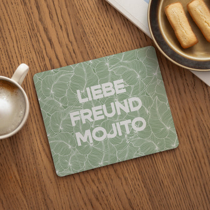 Mousepad Objekte Rechteck grünes Laub foto N° 1