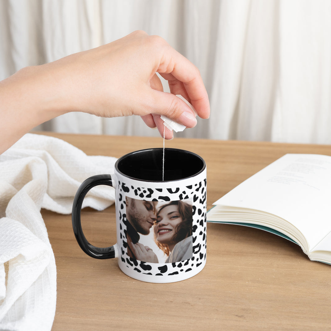 Tasse Objekte Schwarz Amore Mio Leopard foto N° 3