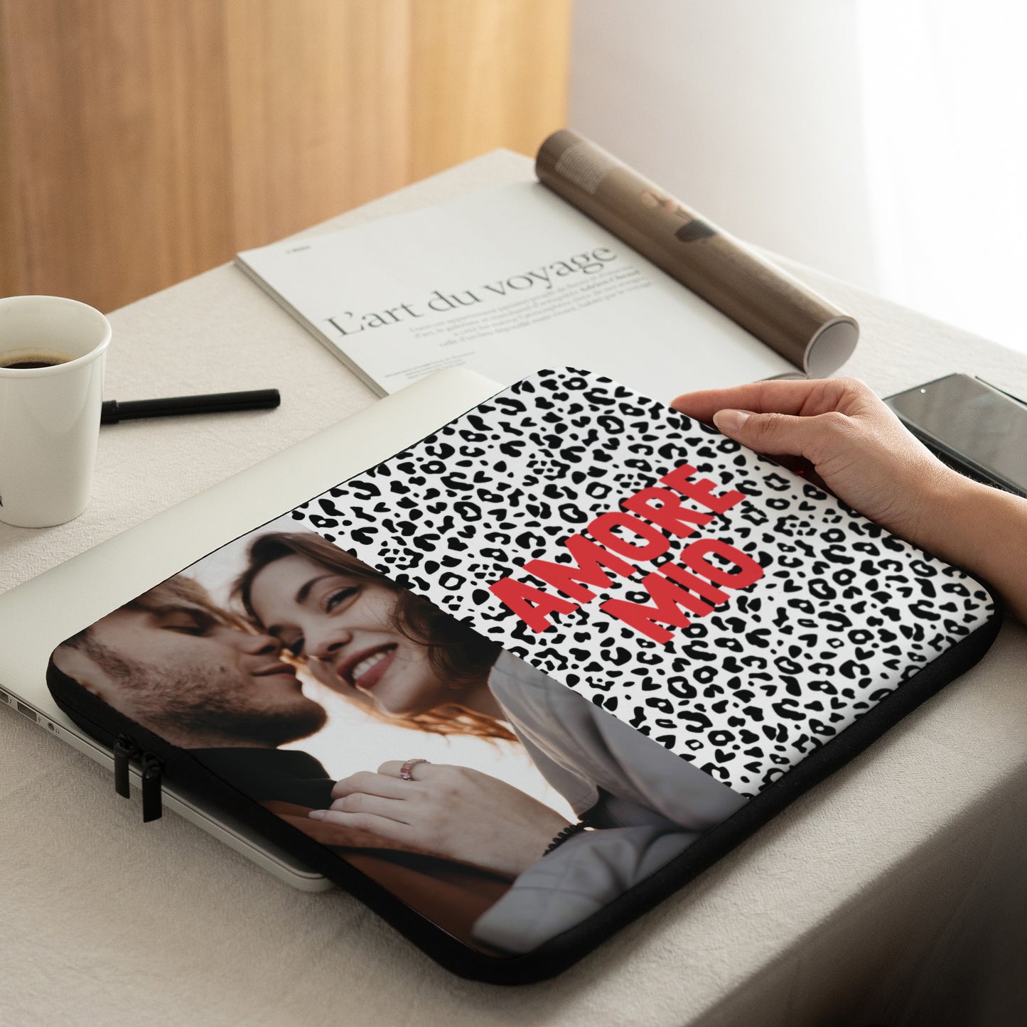 Laptophülle Objekte 15 Zoll Amore Mio Leopard foto N° 2