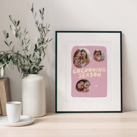 Poster Objekte Porträt Cocooning-Saison foto