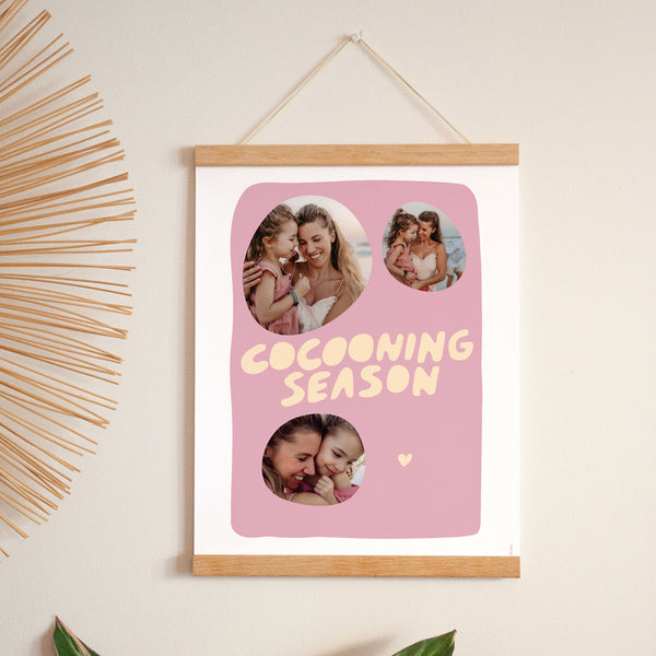 Poster Objekte Porträt Cocooning-Saison foto