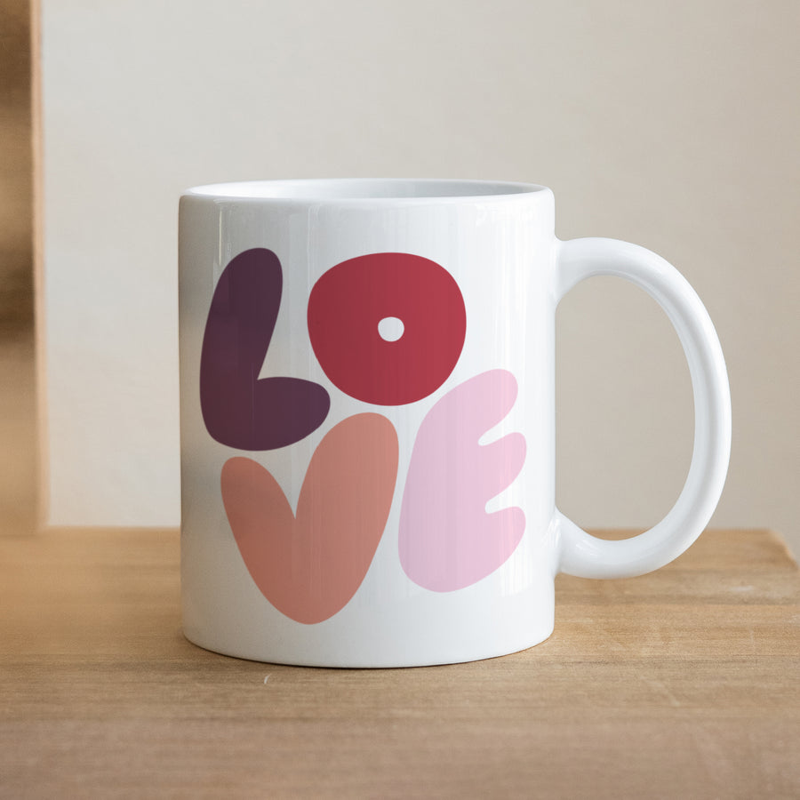 Tasse Objekte Weiß LIEBE foto
