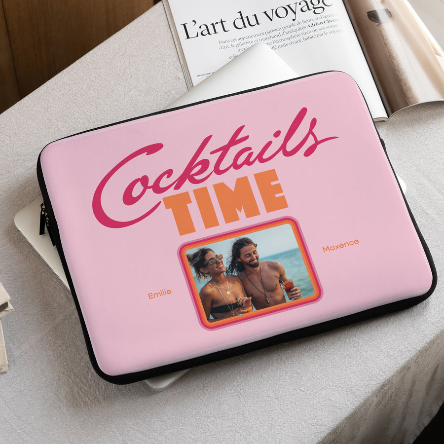 Laptophülle Objekte 15 Zoll Cocktail-Zeit foto