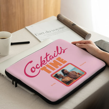 Laptophülle Objekte 15 Zoll Cocktail-Zeit