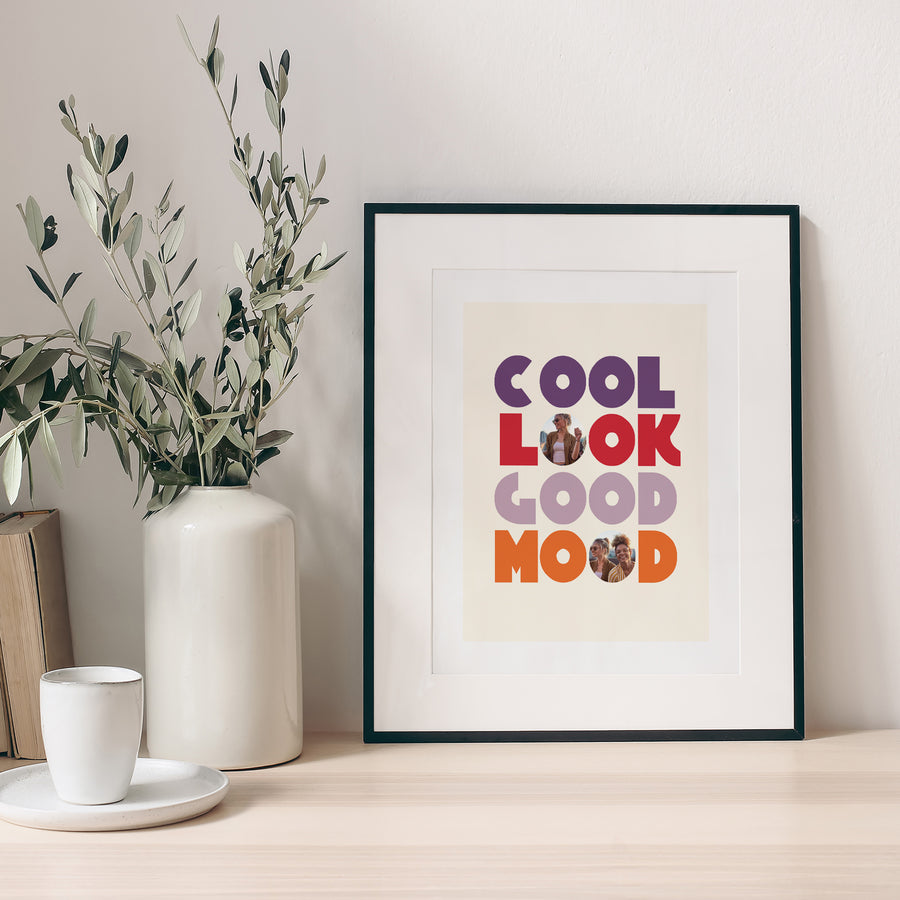 Poster Objekte Porträt Cool aussehen gute Laune foto