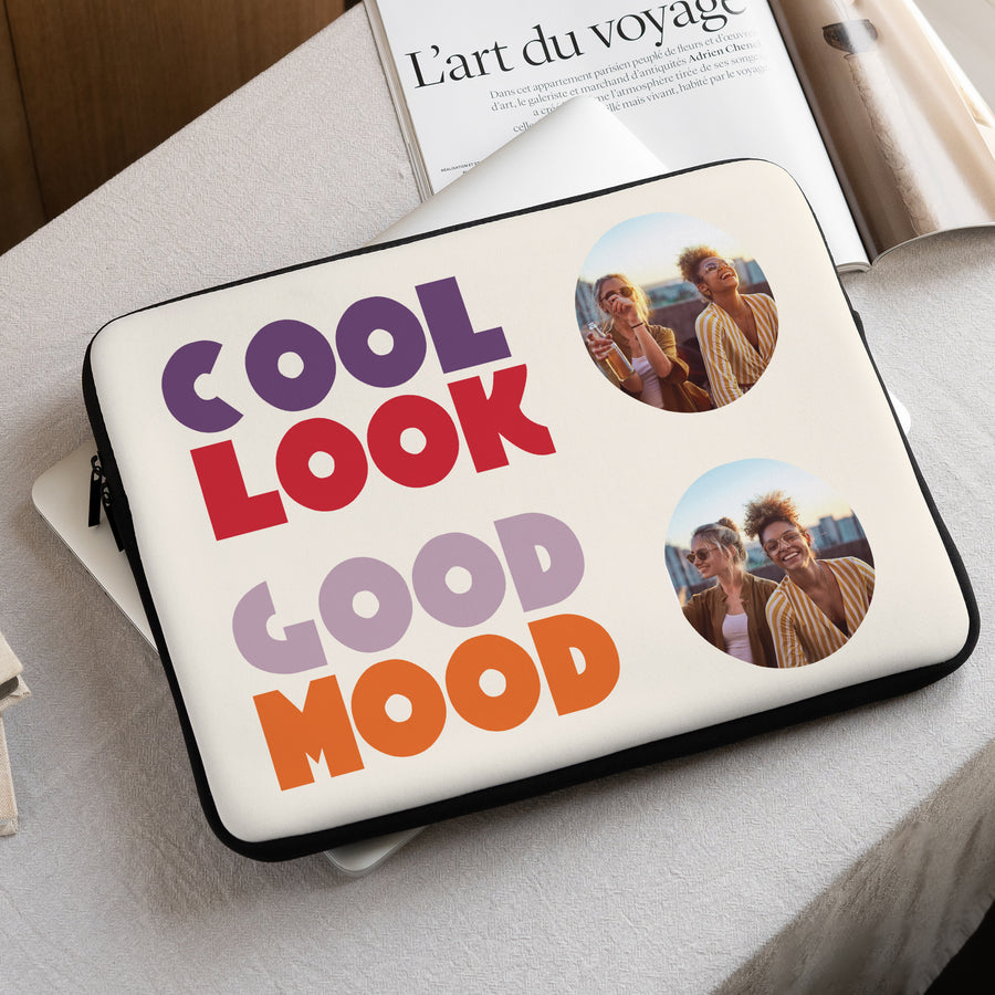 Laptophülle Objekte 15 Zoll Cool aussehen gute Laune foto