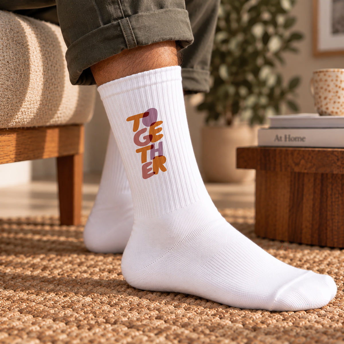 Herrensocken Weiße Zusammen foto N° 2