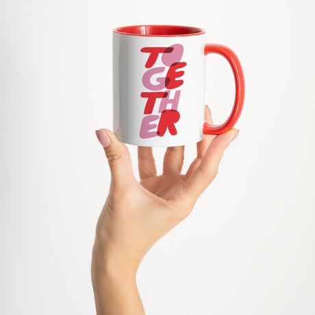 Tasse Objekte Rot Zusammen rot