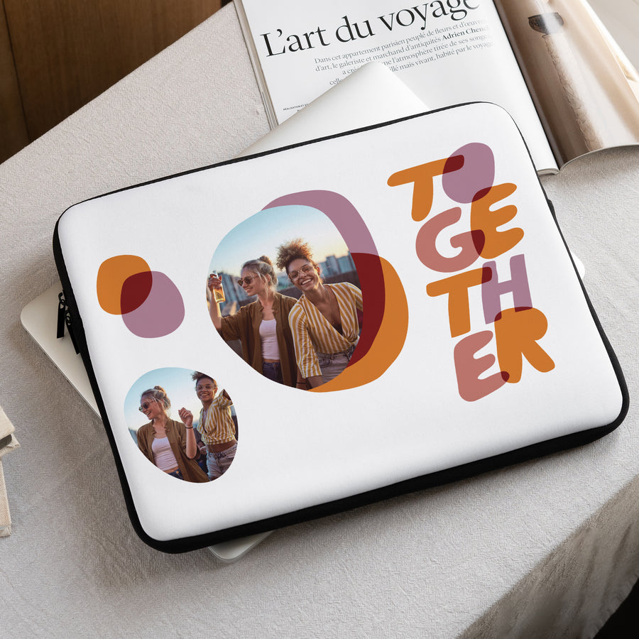 Laptophülle Objekte 15 Zoll Zusammen rot foto