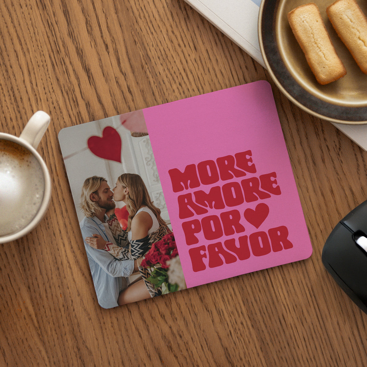 Mousepad Objekte Rechteck More amor por favor foto