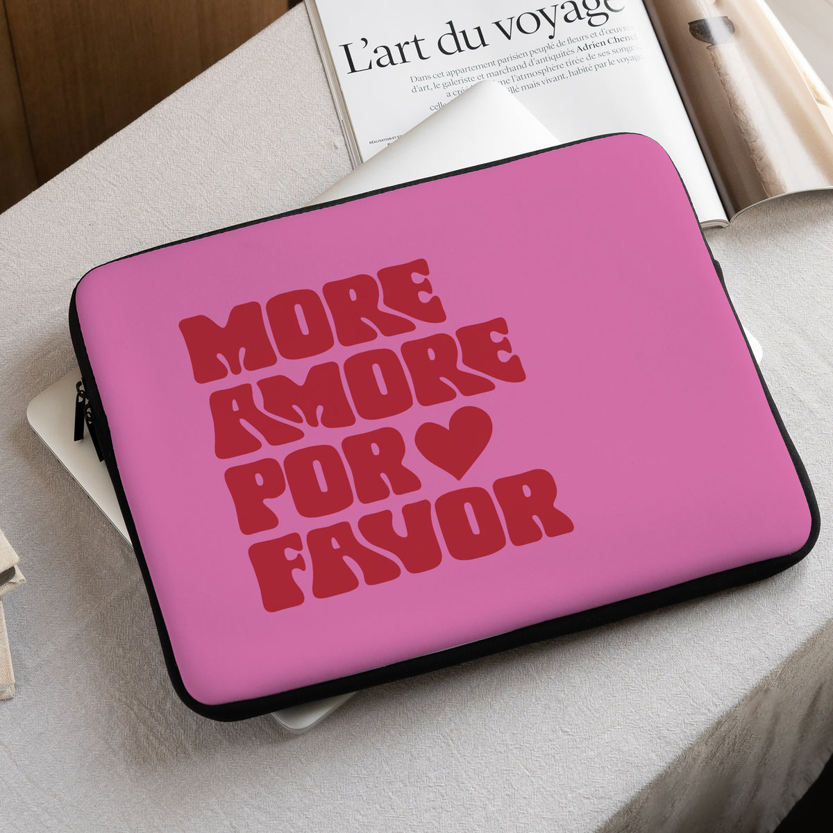 Laptophülle Objekte 15 Zoll More amor por favor foto