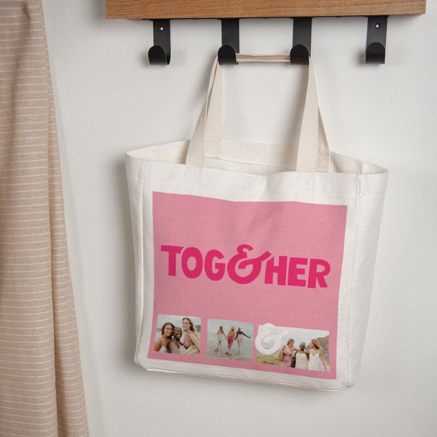 Tote bag Objekte Tragehenkel Zusammen Farben foto