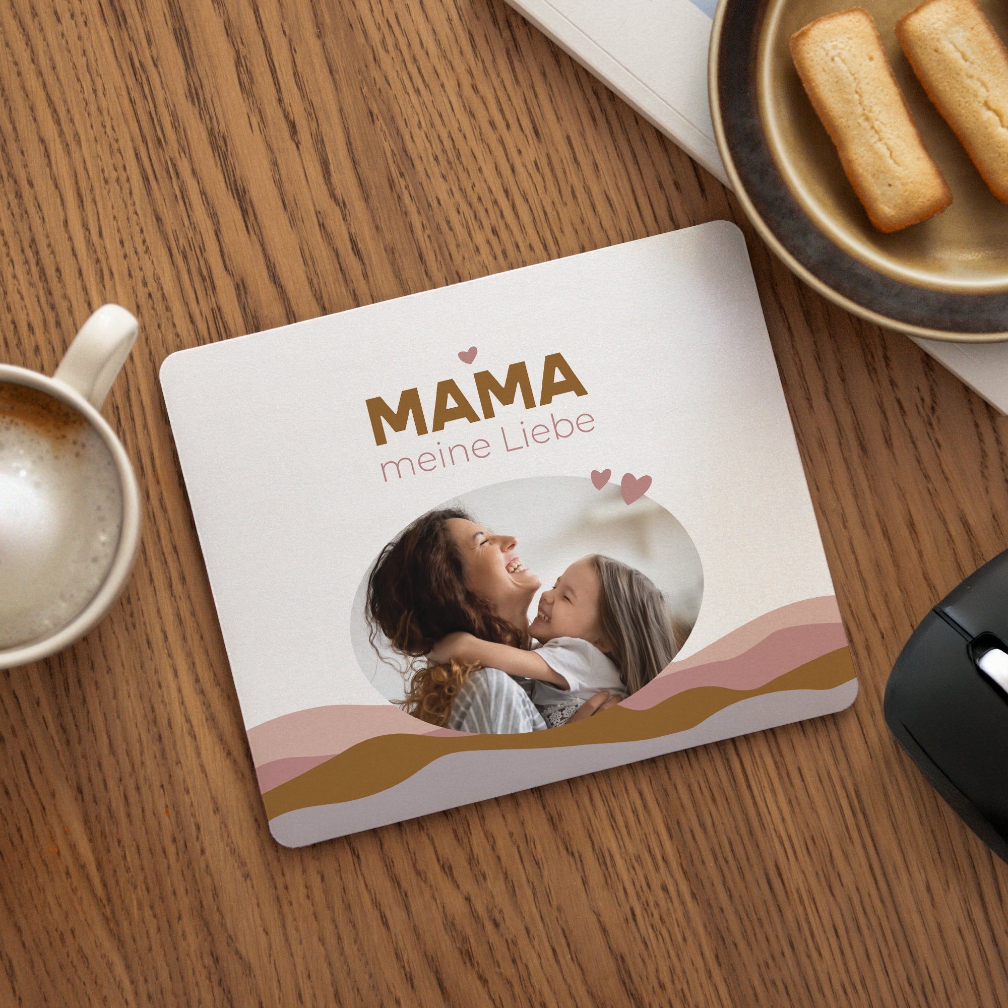 Mousepad Objekte Rechteck Pastellwellen foto N° 1