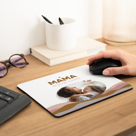 Mousepad Objekte Rechteck Pastellwellen
