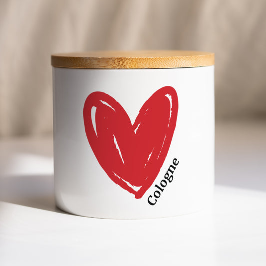 Keramiktopf Objekte 48 cl Herzstadt foto