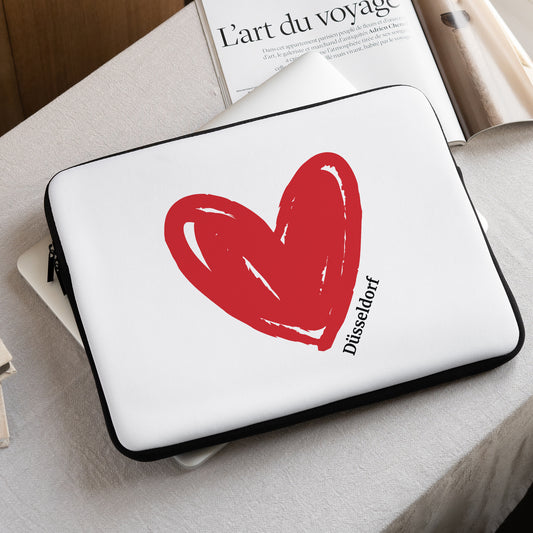 Laptophülle Objekte 15 Zoll Herzstadt foto