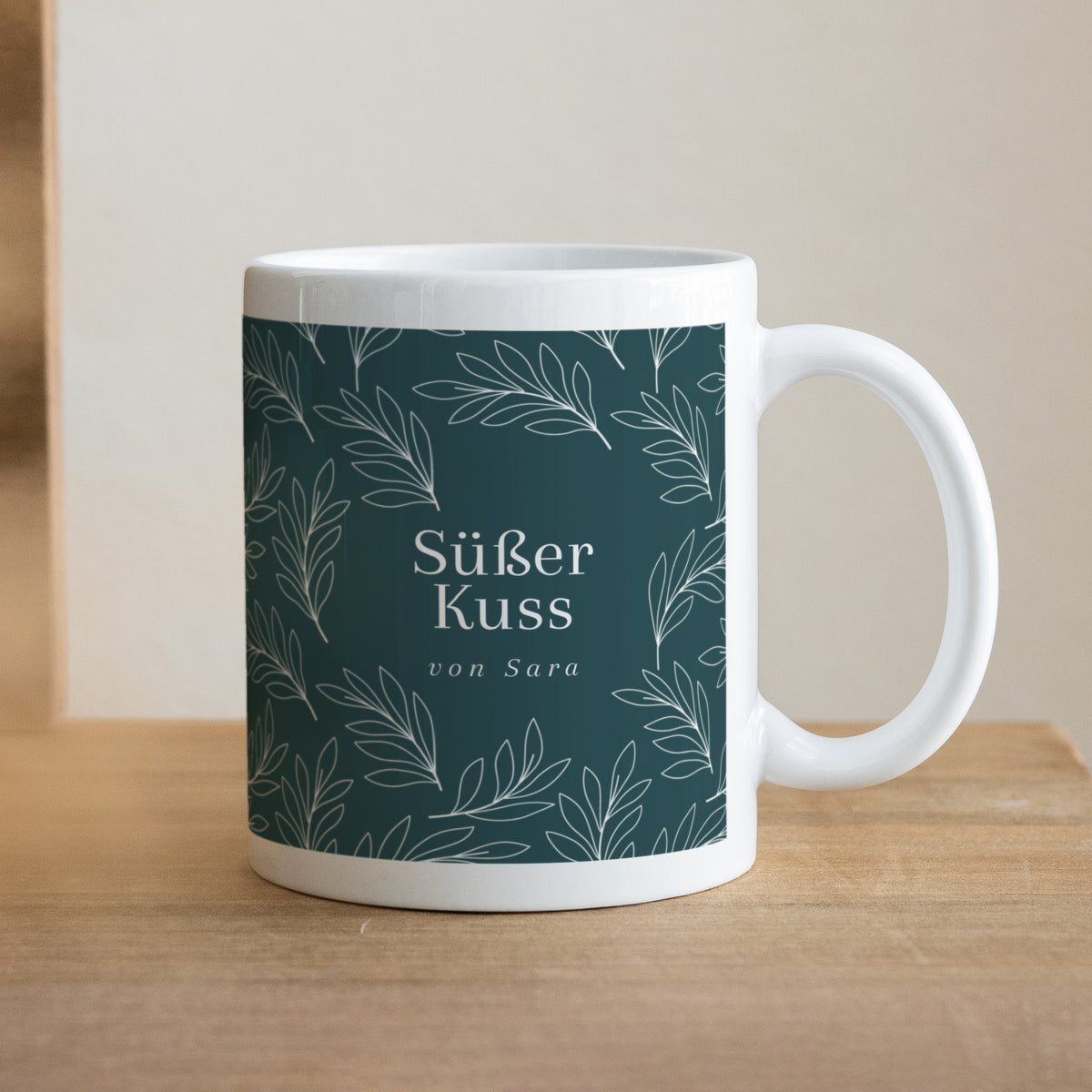 Tasse Objekte Weiß Süßer Kuss foto