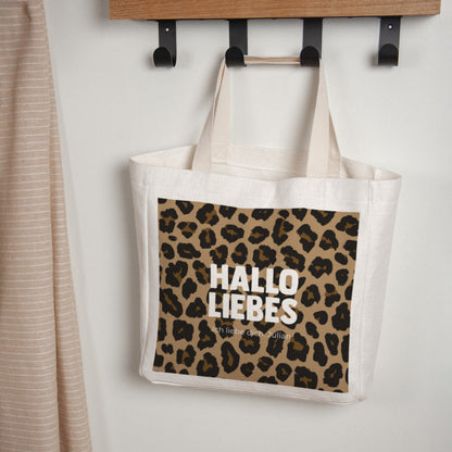 Tote bag Objekte Tragehenkel Hallo Liebes-Leopard foto N° 1