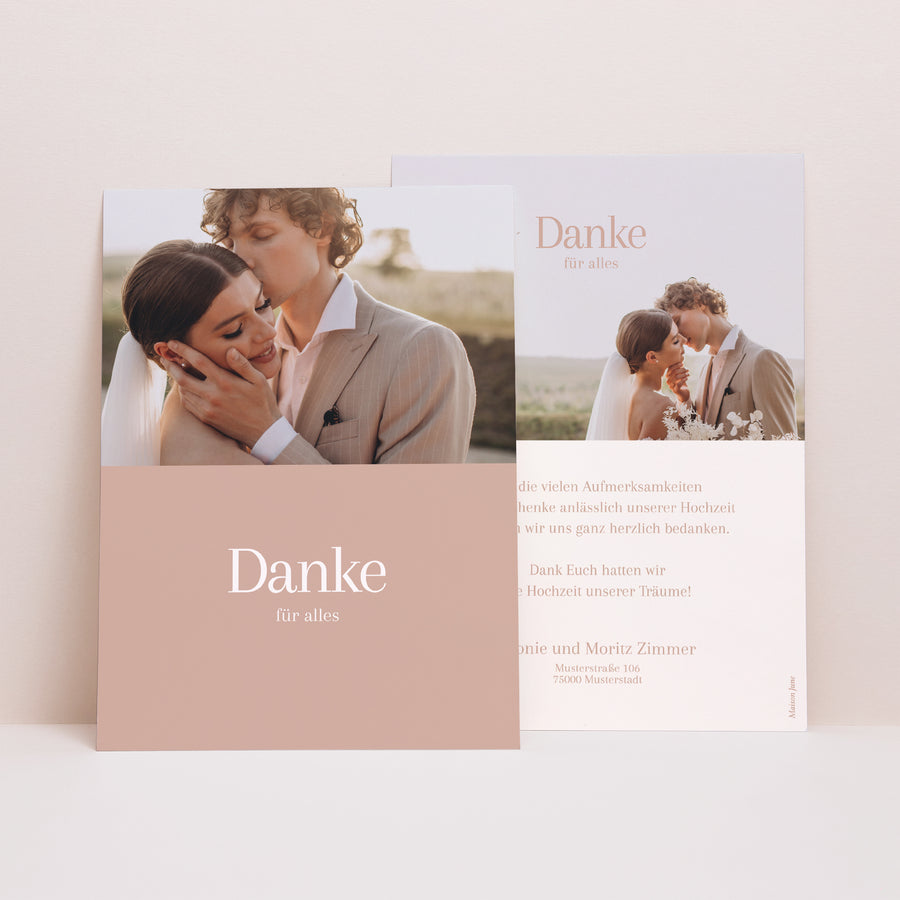 Dankeskarte Hochzeit Austin foto