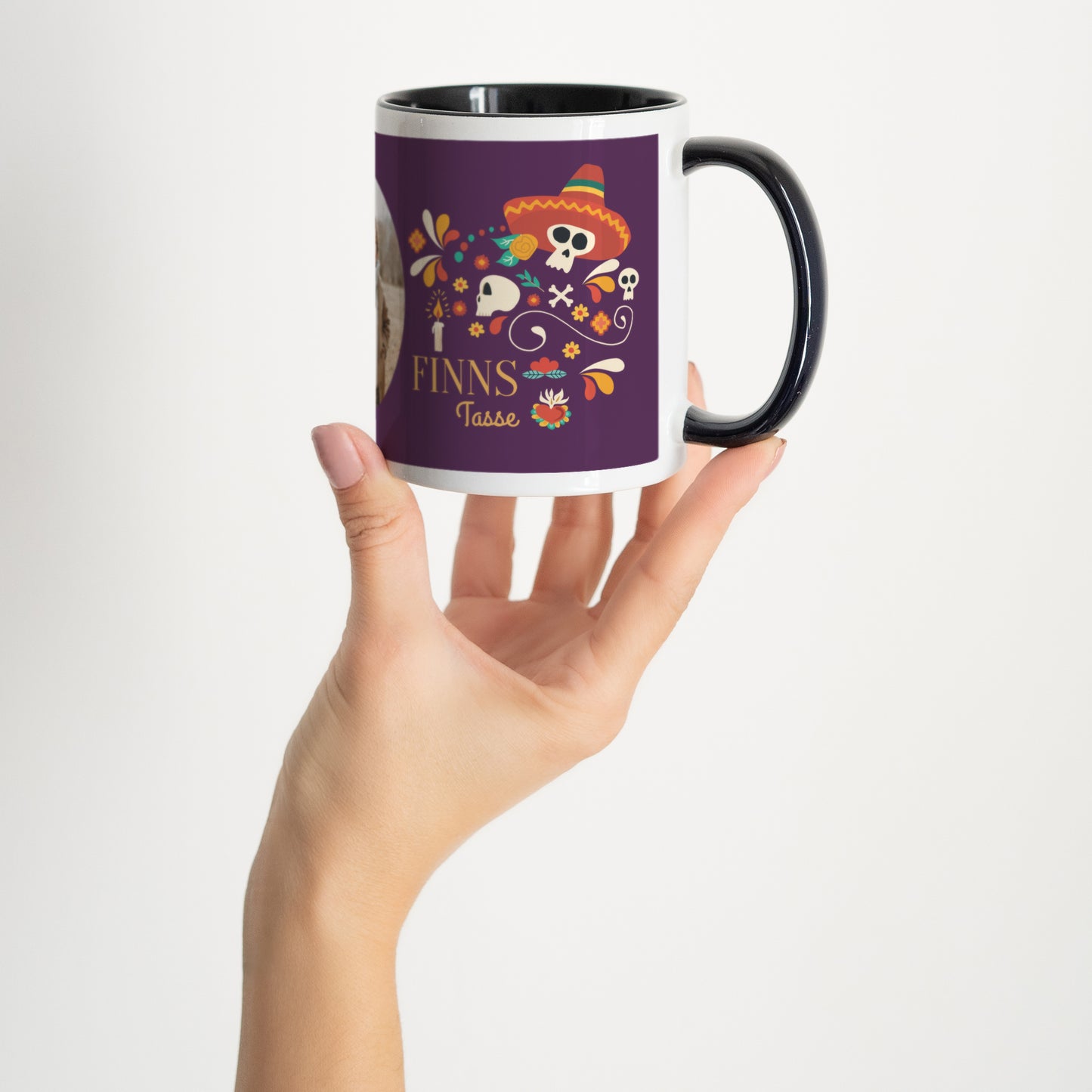 Tasse Objekte Schwarz Dia de la muerte foto N° 2