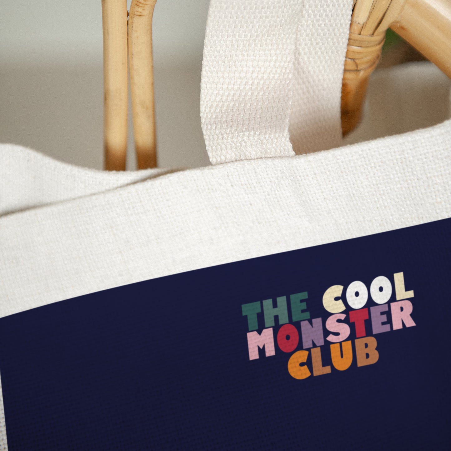 Tote bag Objekte Tragehenkel Der coole Monsterclub foto N° 3