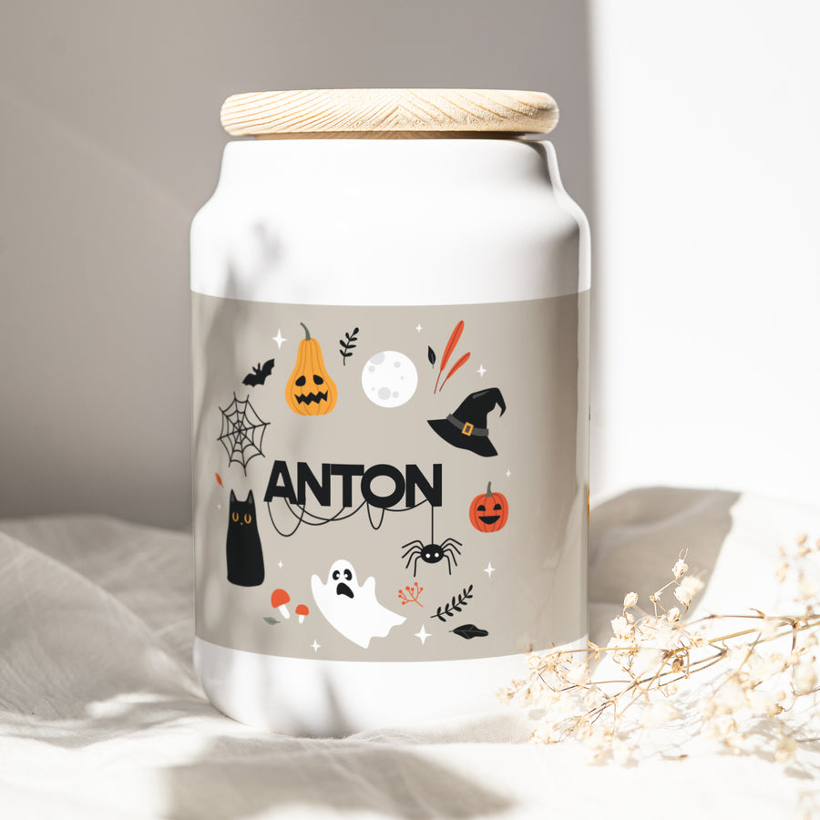 Keramiktopf Objekte 65 cl Happy Halloween foto