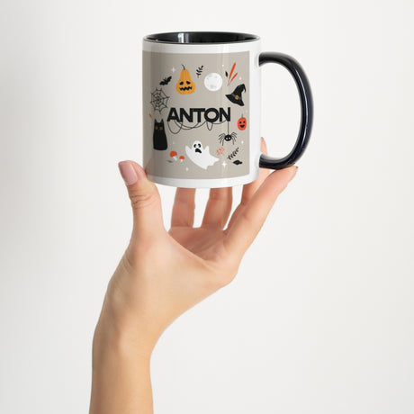 Tasse Objekte Schwarz Happy Halloween